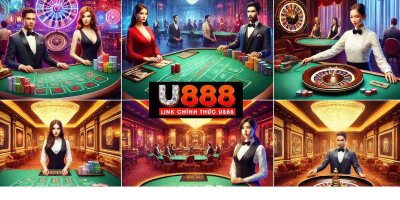 Đa dạng các loại hình casino tại U888