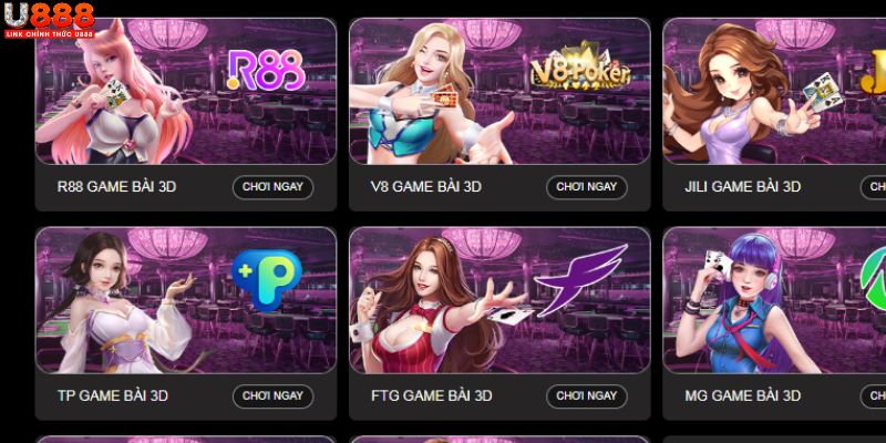 Game ba cây online tại U888 có gì thú vị