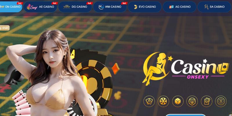 Sảnh casino có nhiều tựa game sòng bài lôi cuốn, hấp dẫn